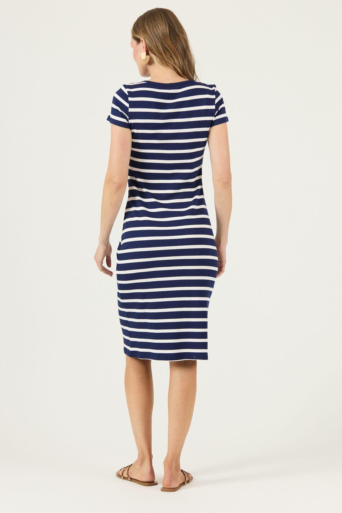 Vestido Azul Marino Cod 4005205-4
