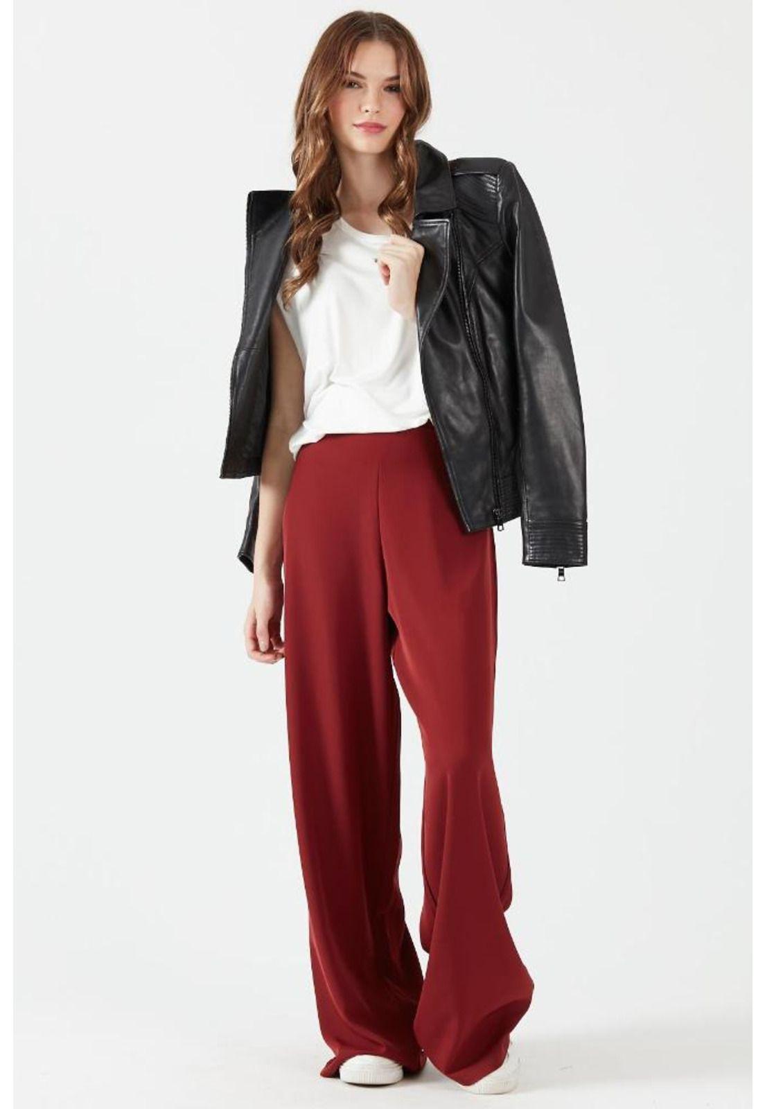 Pantalon palazzo terracota PRIVILEGE 60-2