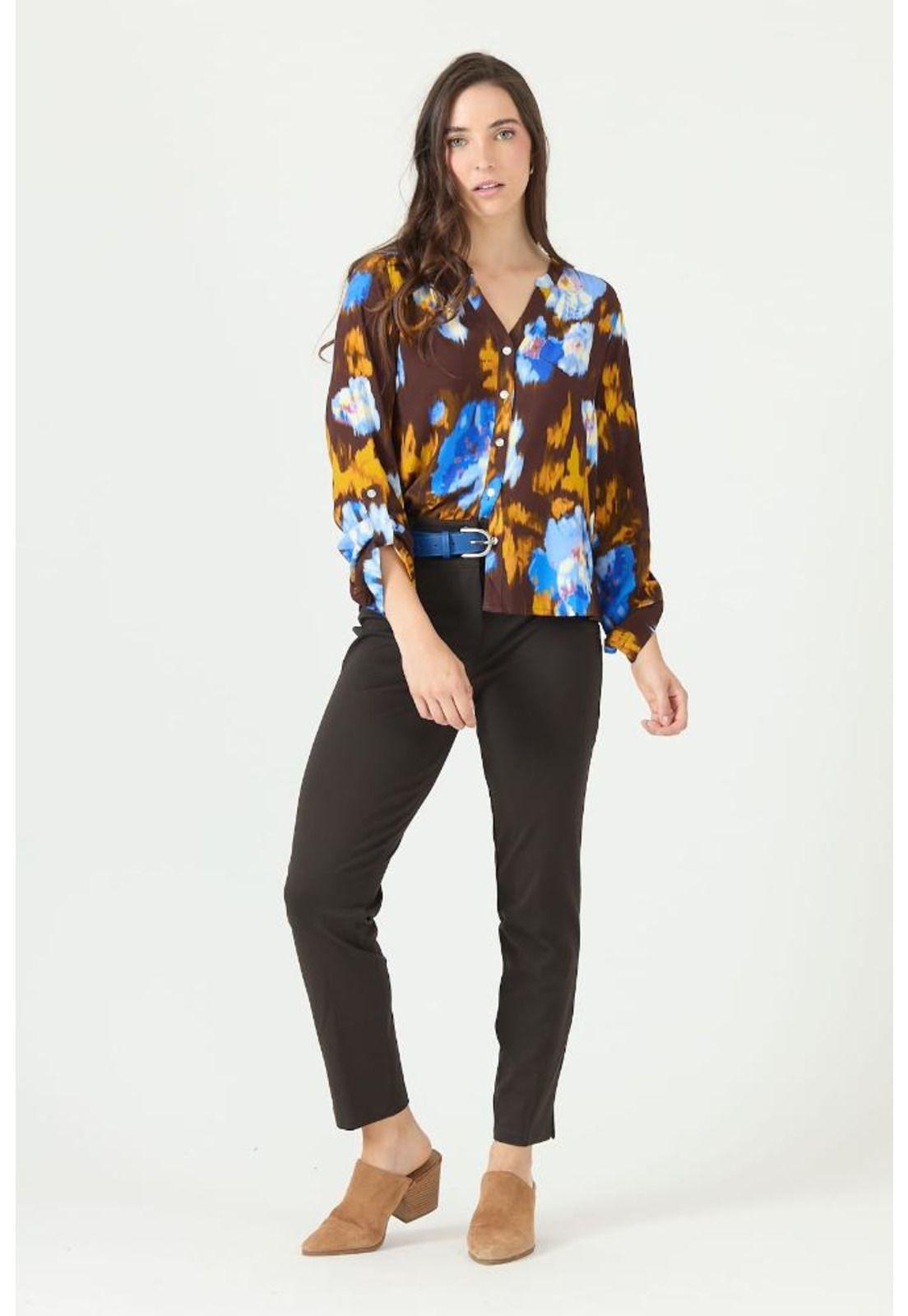 Pantalon cafe moro PRIVILEGE 2256-1