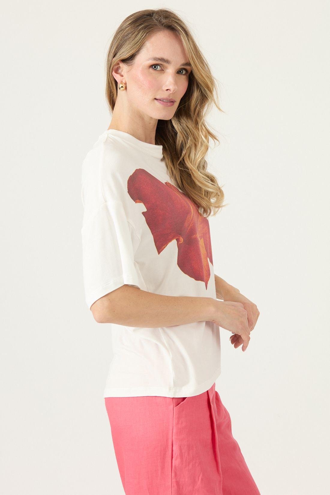 Polera Estampada Blanco Cod 2757145-3