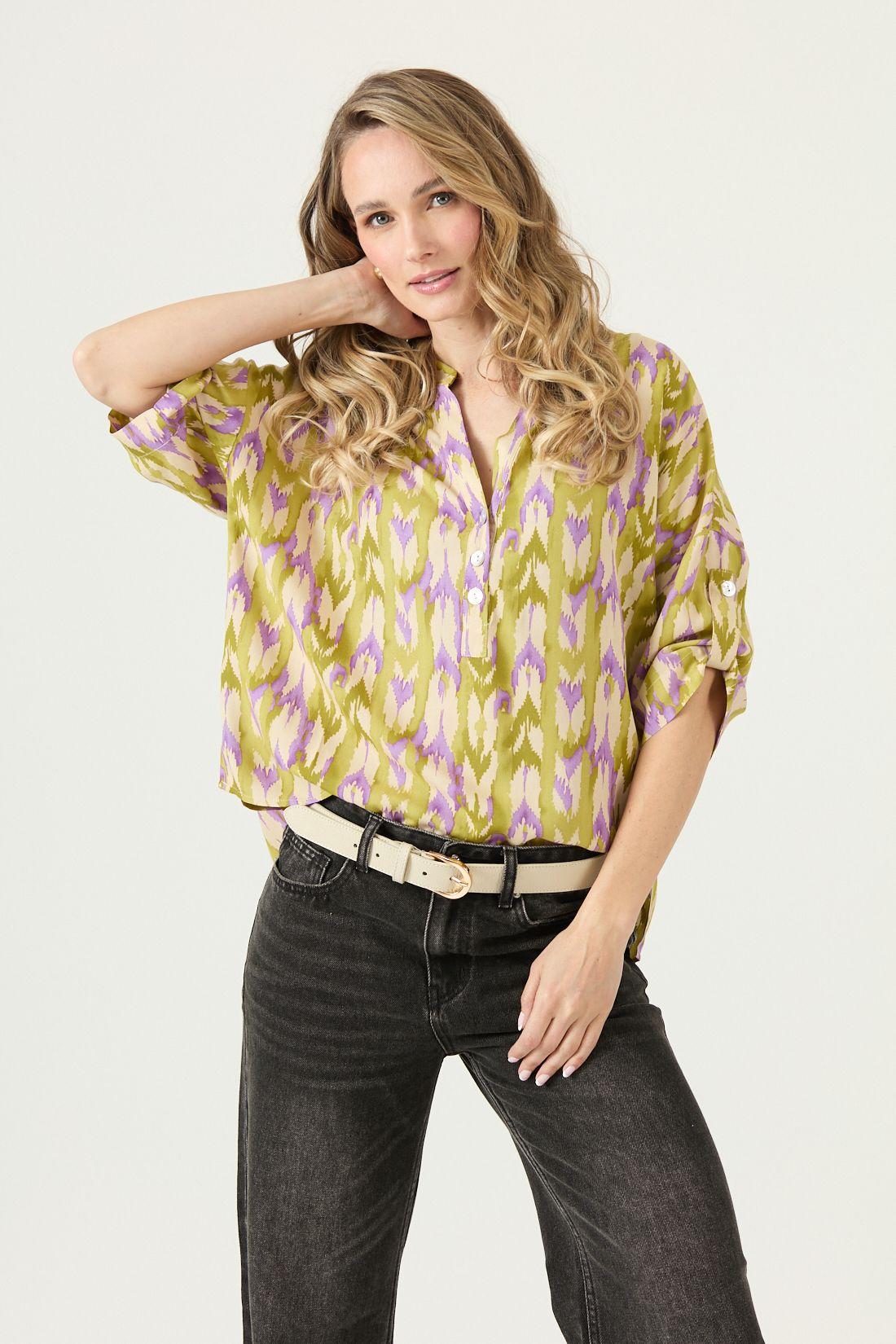 Blusa Estampada Lima Cod 4516655-0