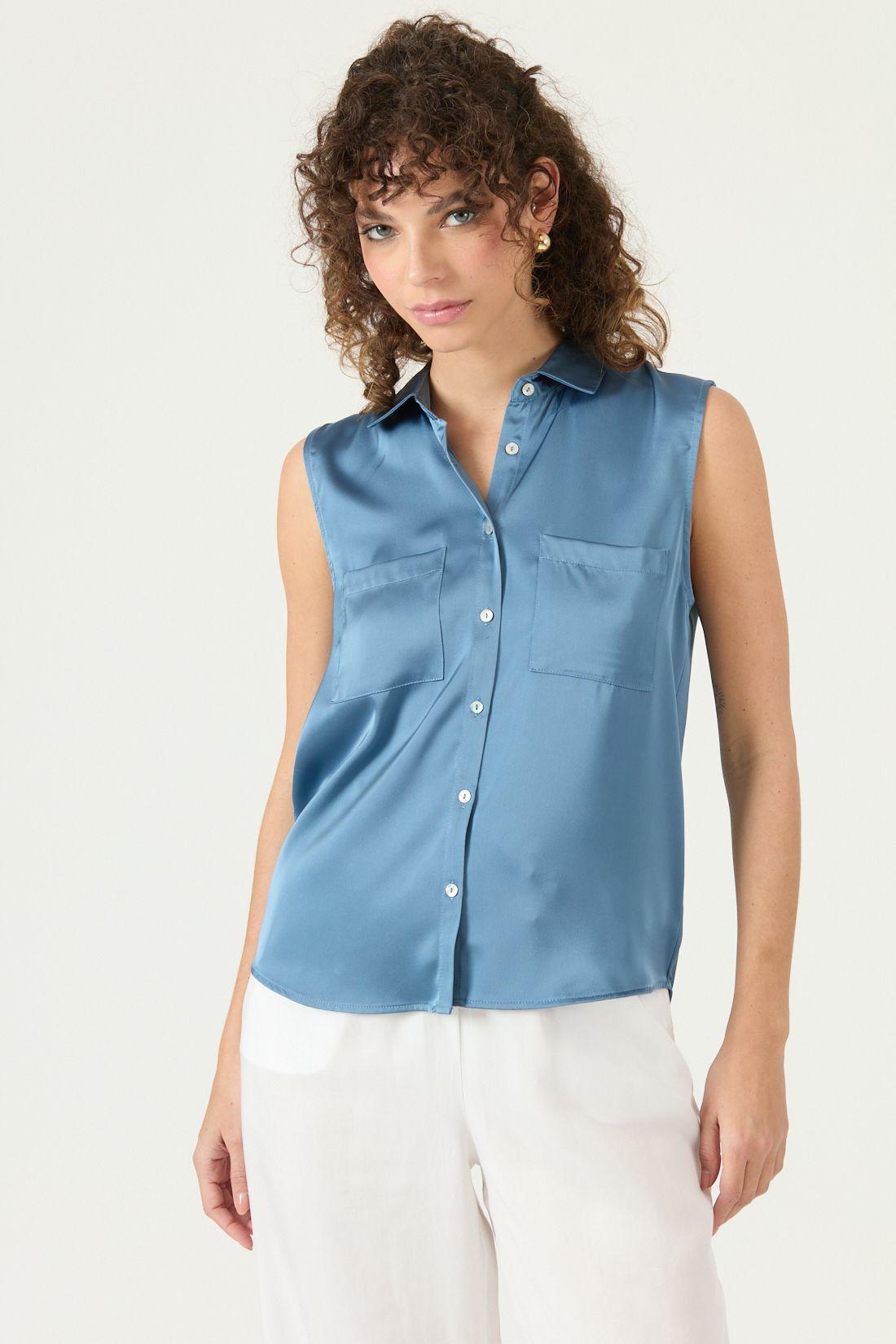 Blusa Gris Cod 4516785-2