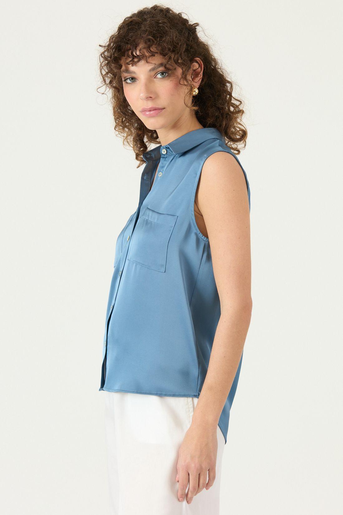 Blusa Gris Cod 4516785-3