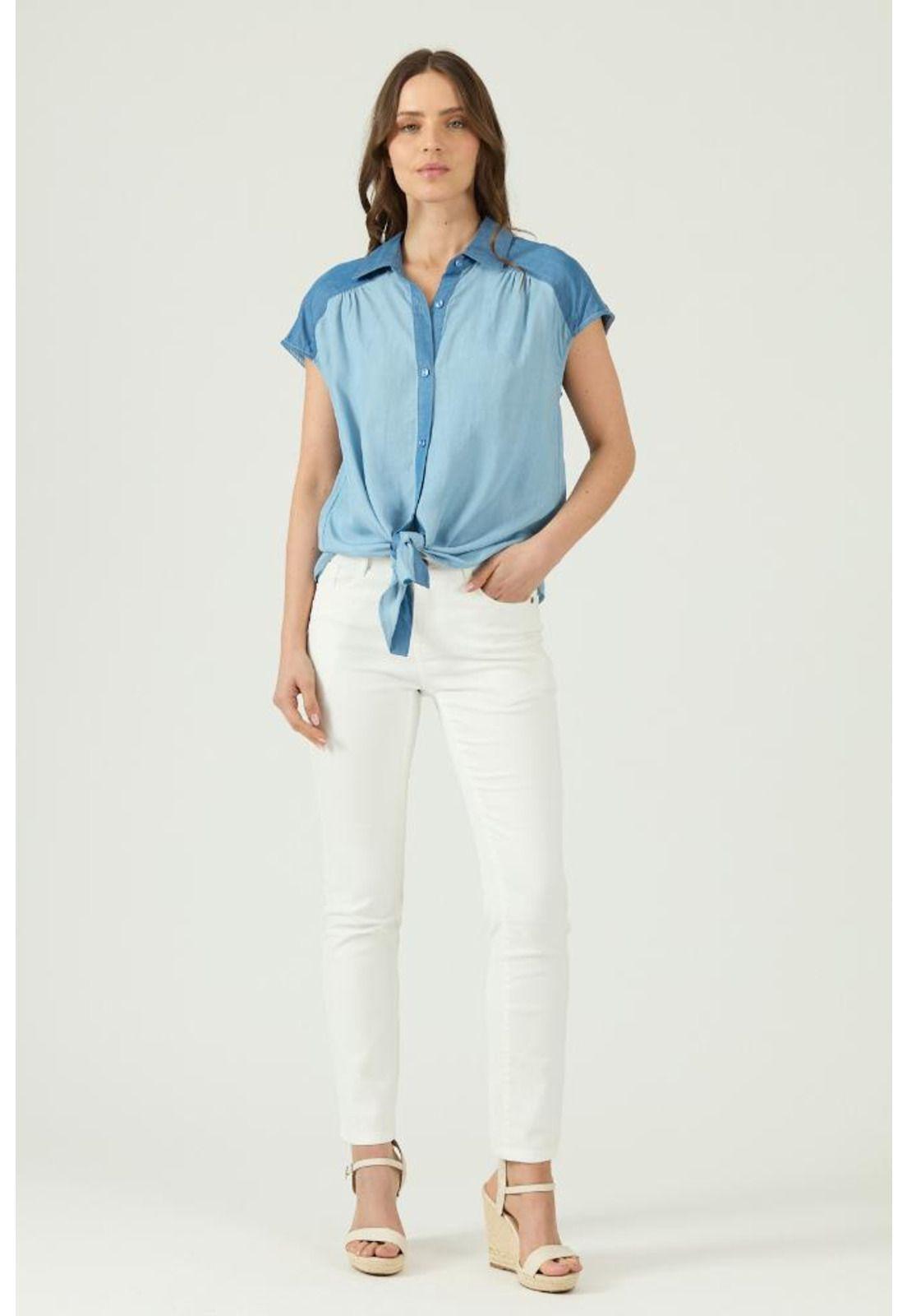 Blusa de tencel denim PRIVILEGE 1166-0