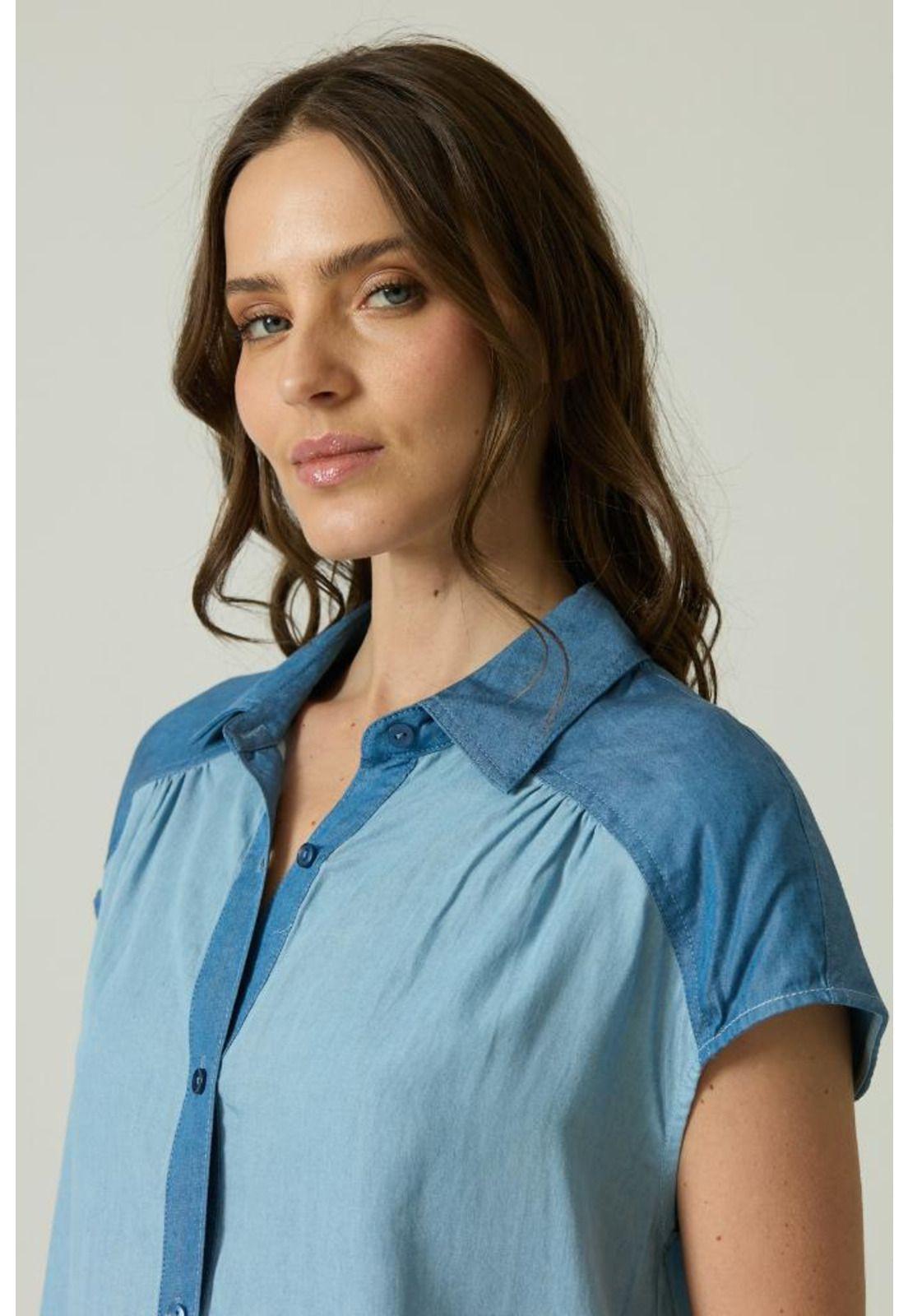 Blusa de tencel denim PRIVILEGE 1166-3