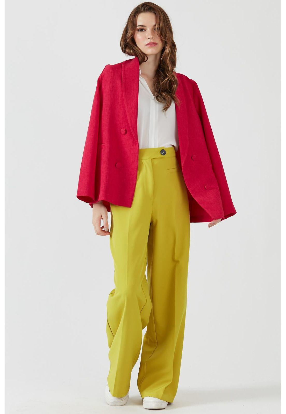 Pantalon palazzo amarillo-2