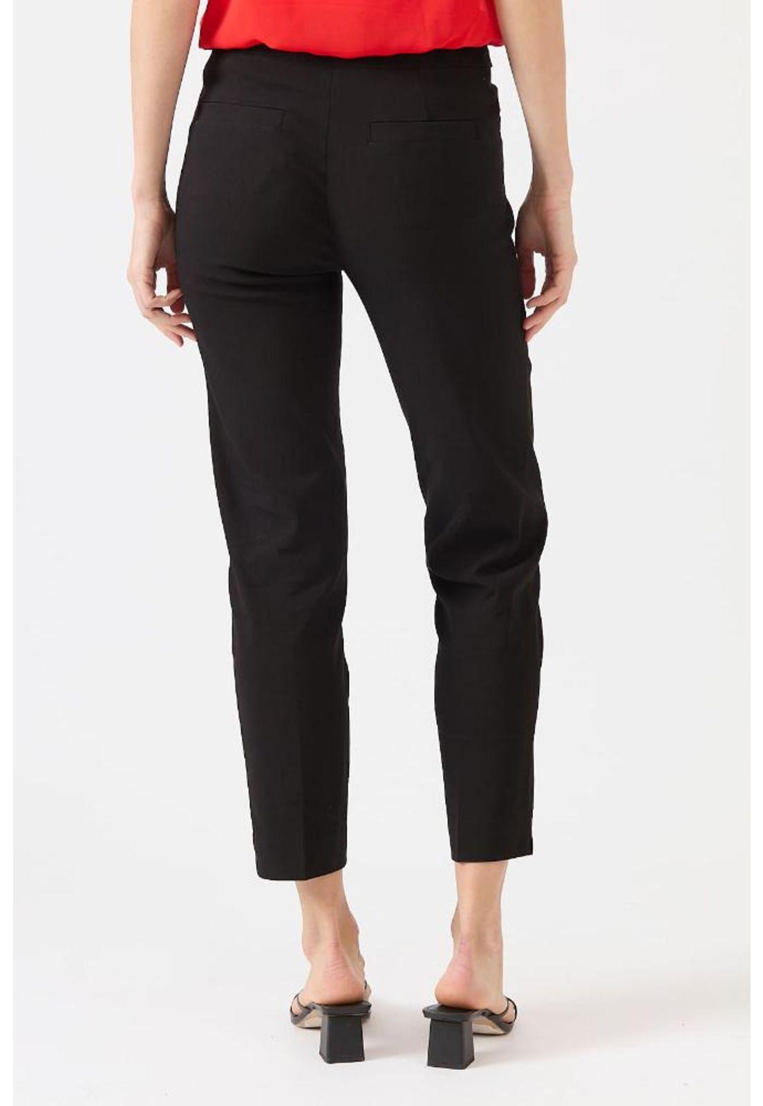 Pantalon regular negro PRIVILEGE 1420-3