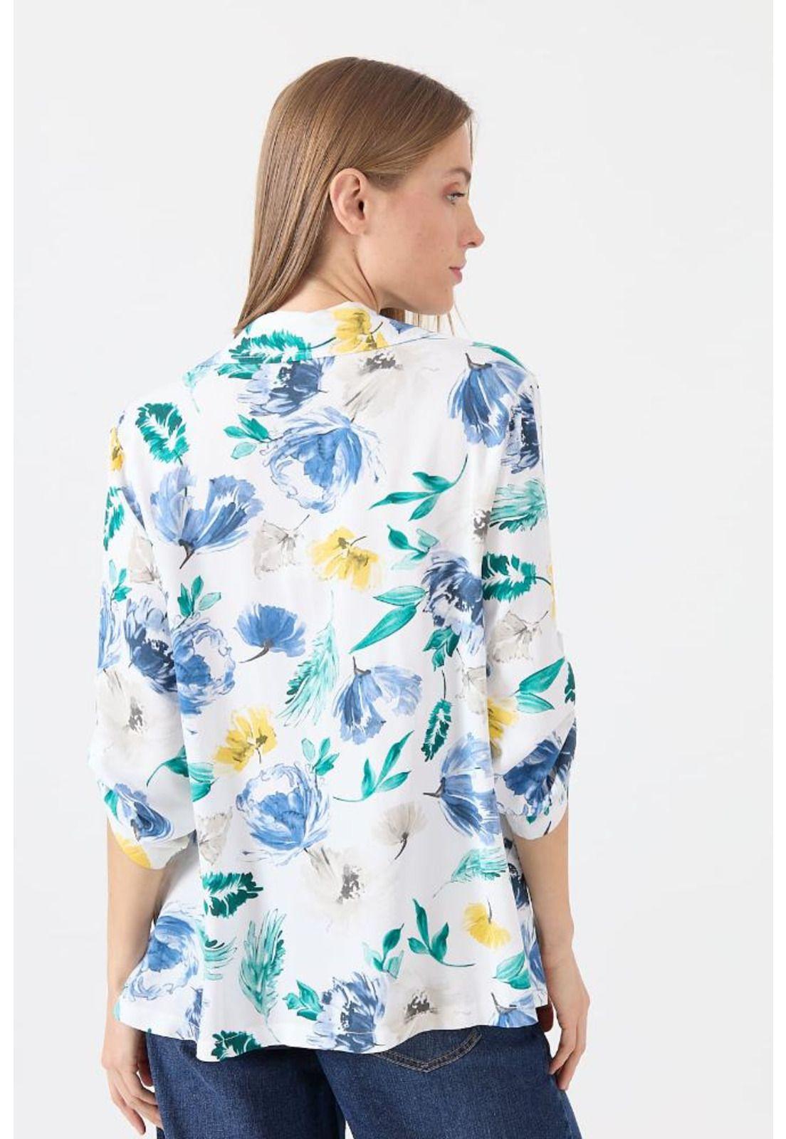 Blusa blanca estampada PRIVILEGE 1197-3