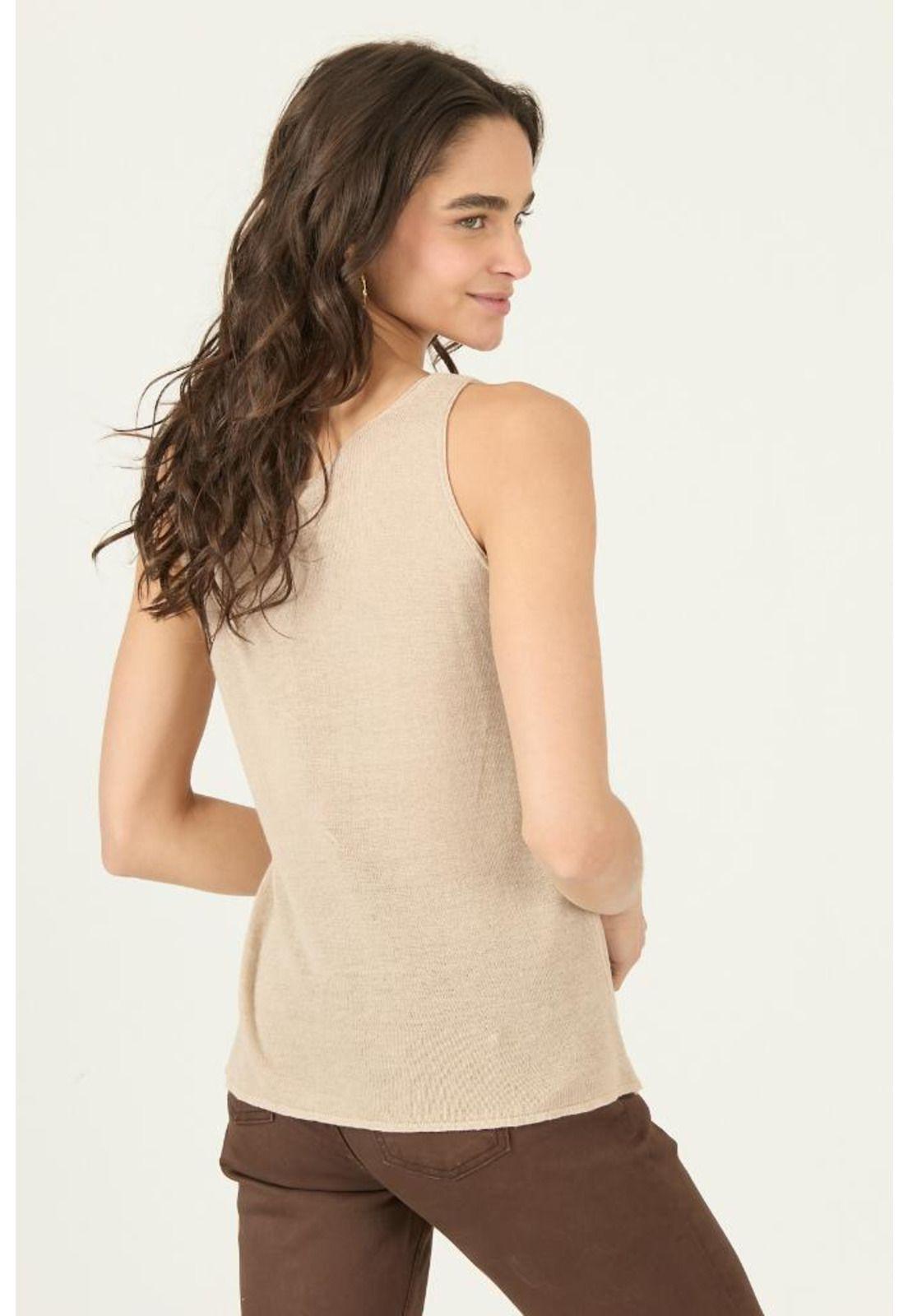 Polera beige PRIVILEGE 3034-4