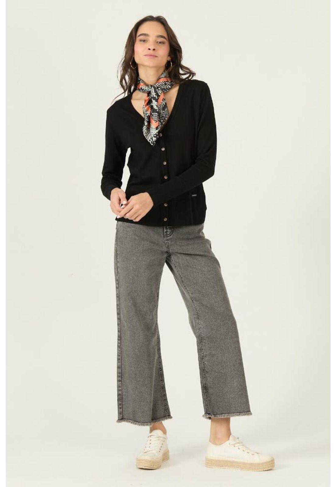 Cardigan negro PRIVILEGE 2996-0