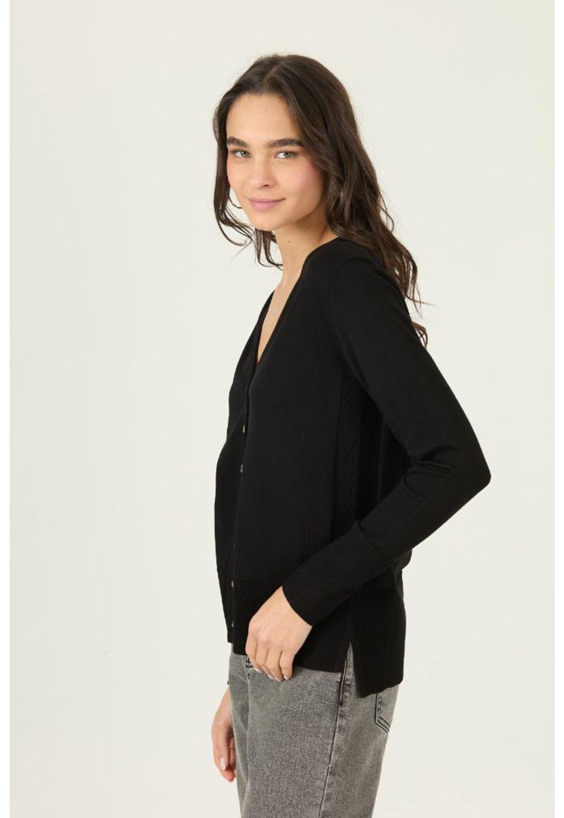 Cardigan negro PRIVILEGE 2996-3