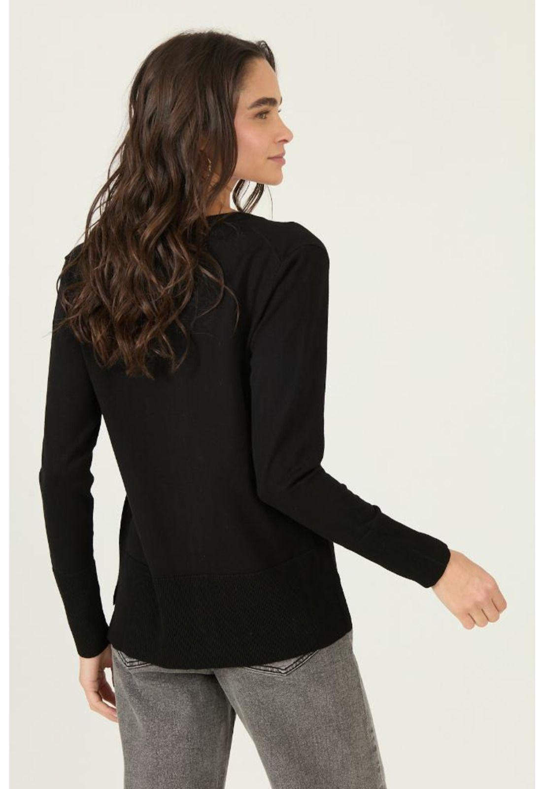 Cardigan negro PRIVILEGE 2996-4