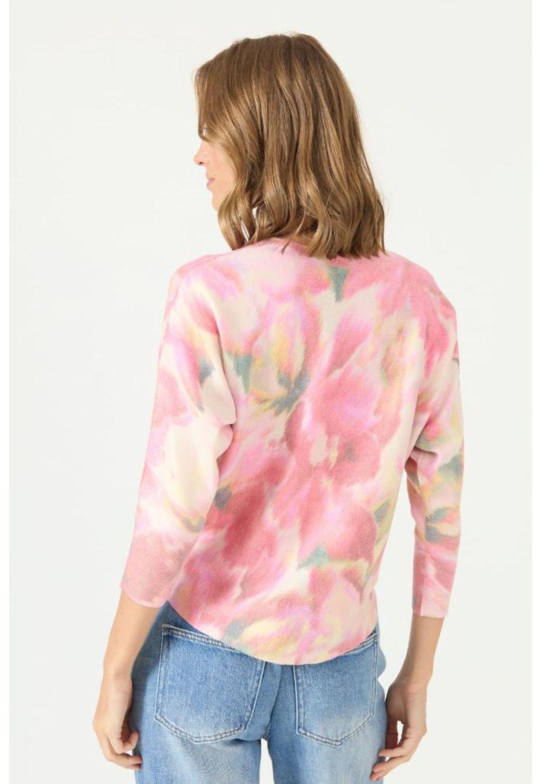Sweater rojo flores PRIVILEGE 2115-4