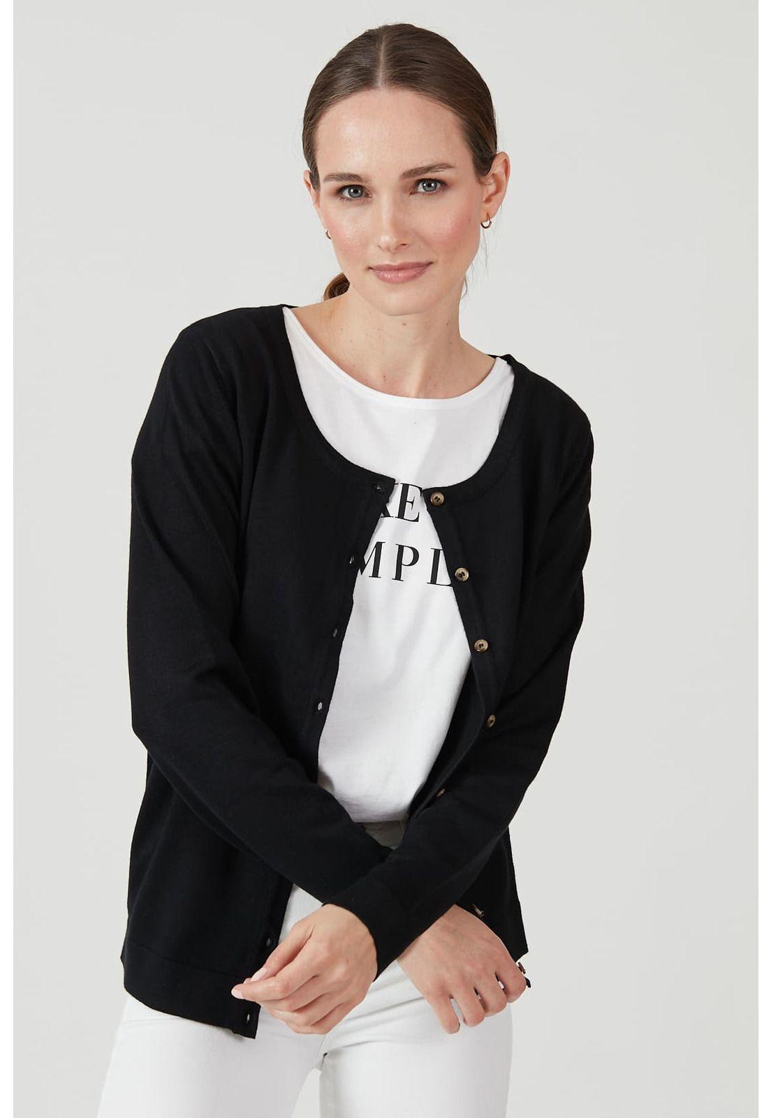 Cardigan negro-0