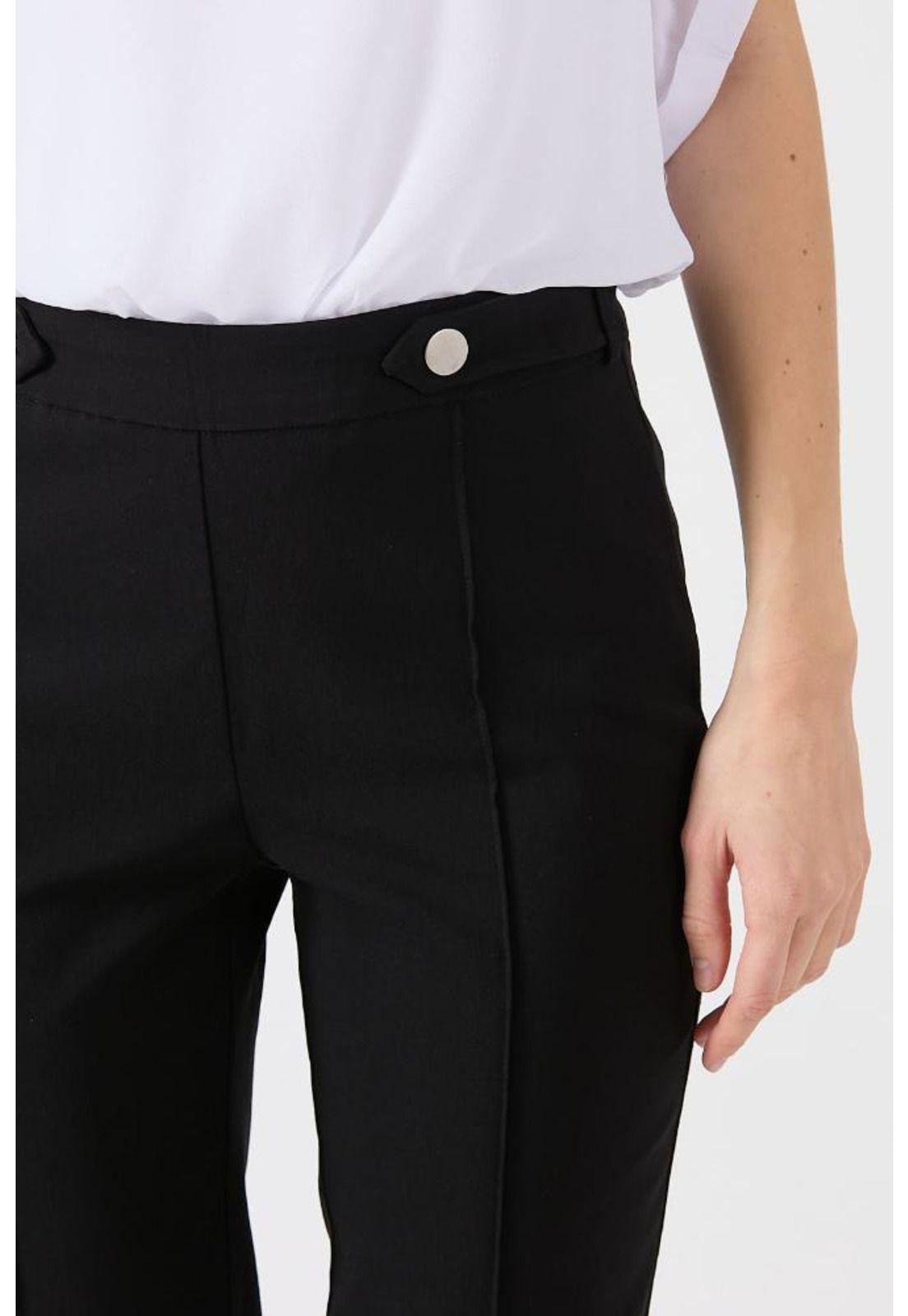 Pantalon slim fit negro PRIVILEGE 1419-2