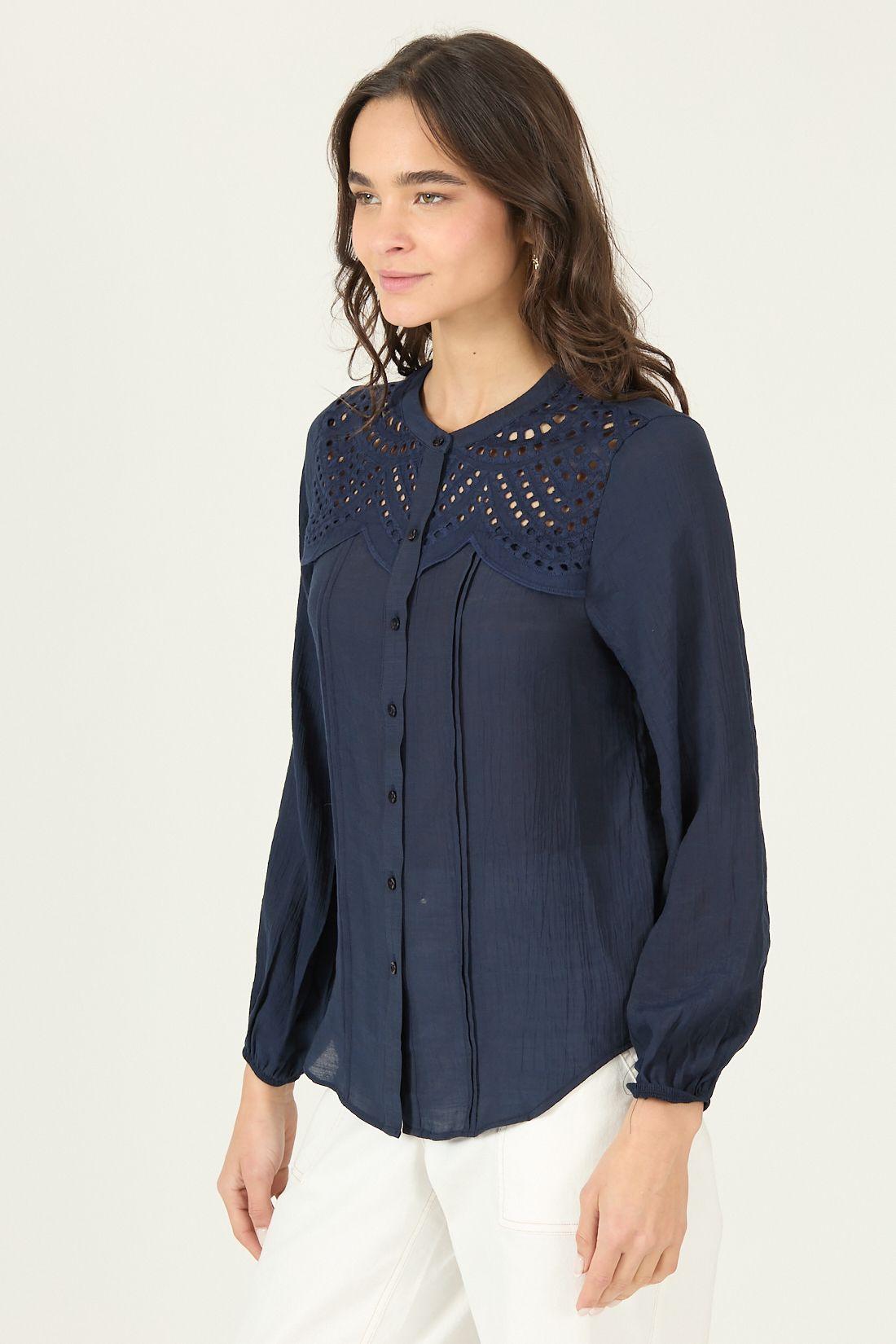 Blusa Azul Cod 4515985-3