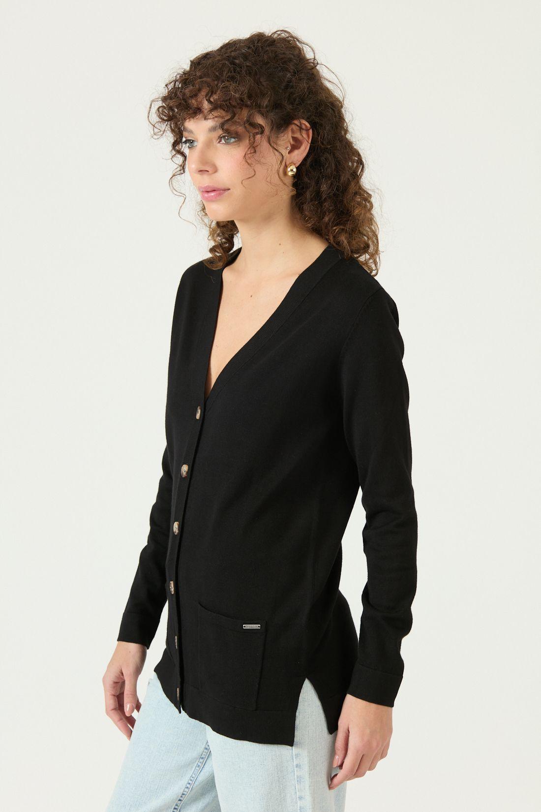 Cardigan Negro Cod 7900415-2
