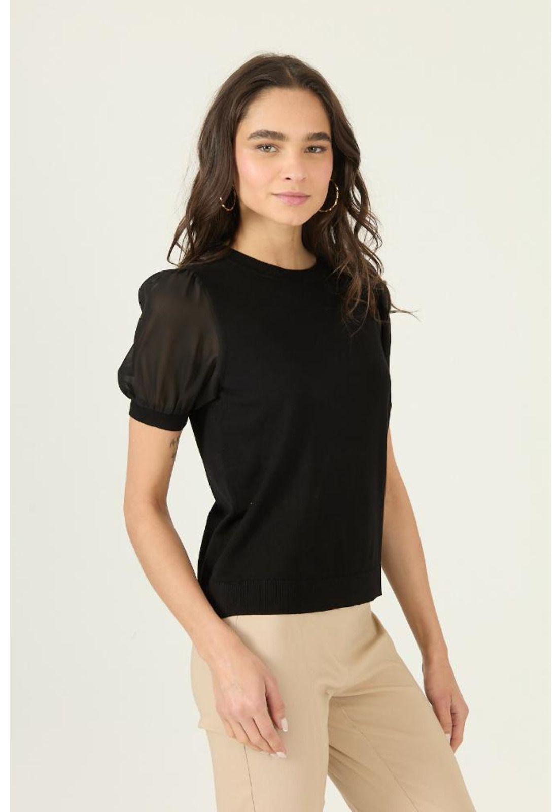 Polera negra PRIVILEGE 2872-2