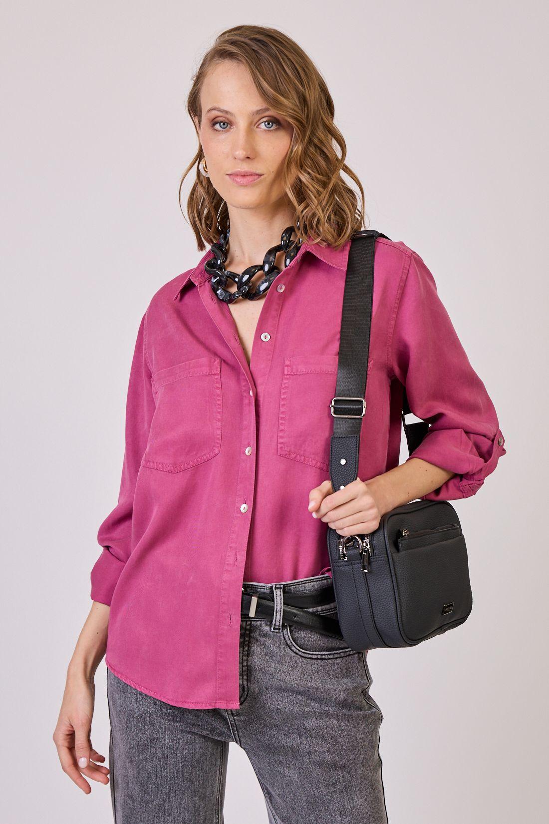 Blusa Lyocell Rosa Cod 4520826-0