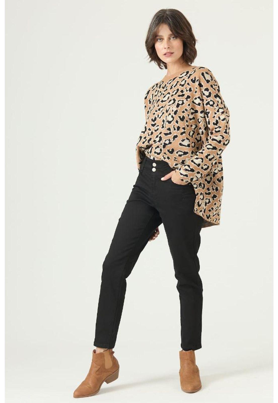 Pantalon skinny negro PRIVILEGE 2602-0
