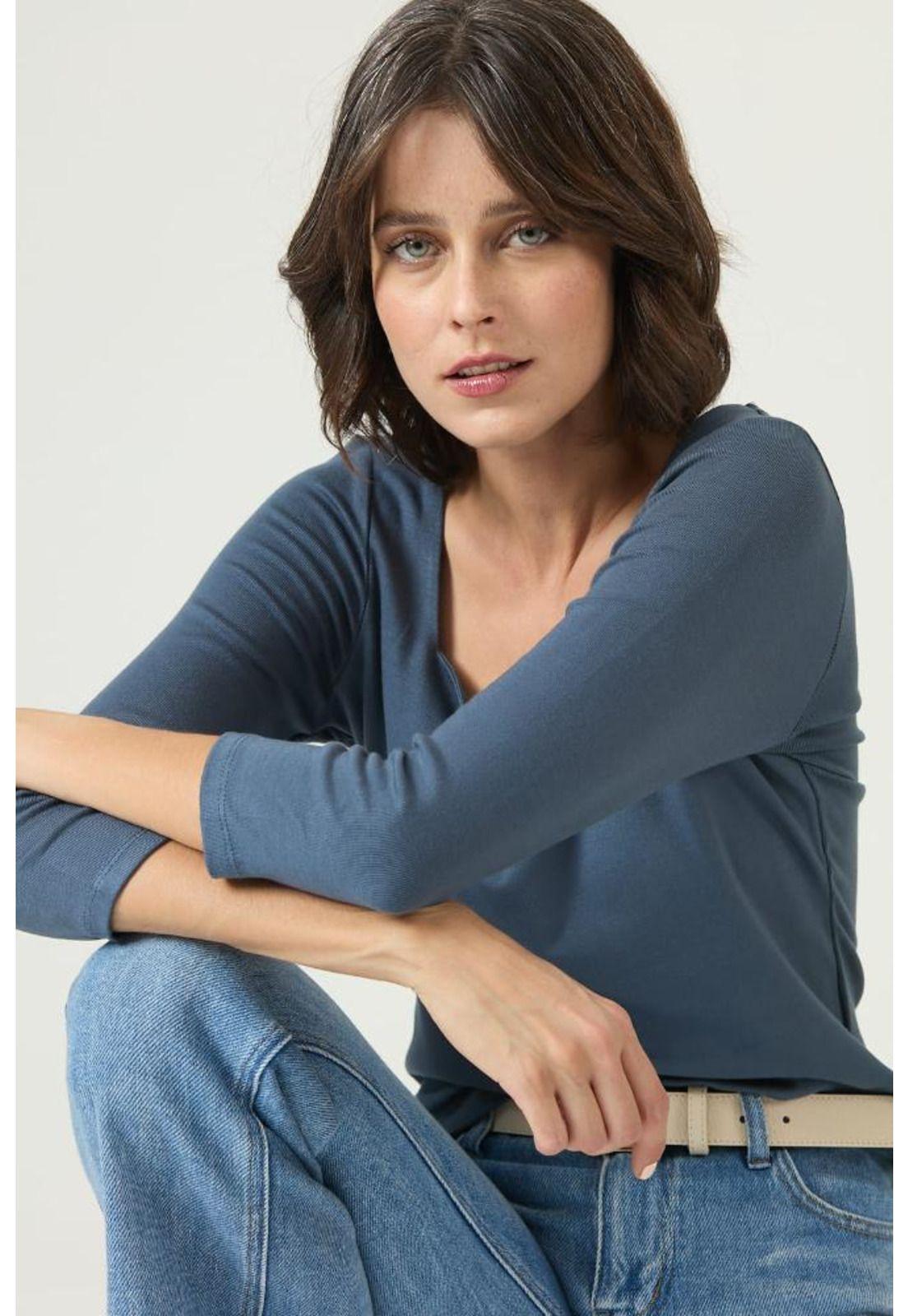 Polera azul marino PRIVILEGE 2620-1