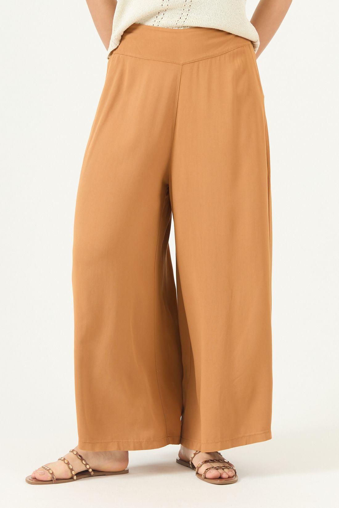 Pantalon Wide Leg Caramelo Cod 2013705-1