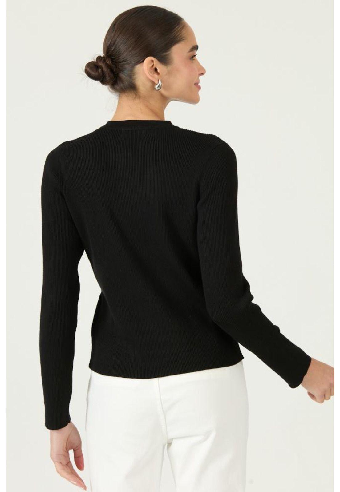 Cardigan negro PRIVILEGE 2952-3