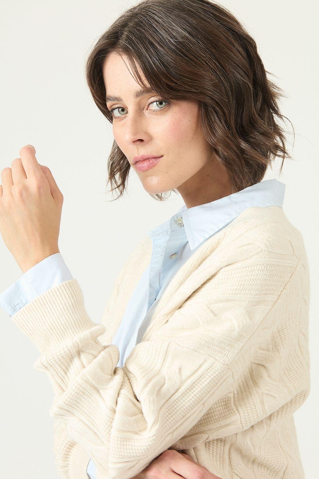 Tapado tejido crudo trenzas 2782-1