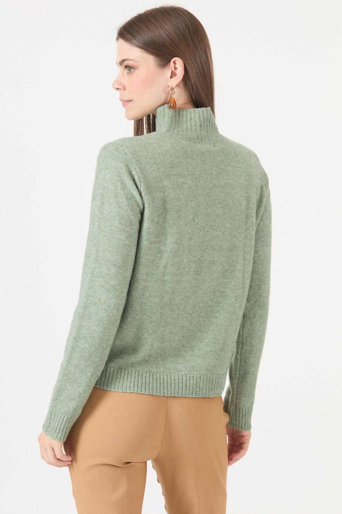 Sweater Con Lana Verde Cod 5414796-4