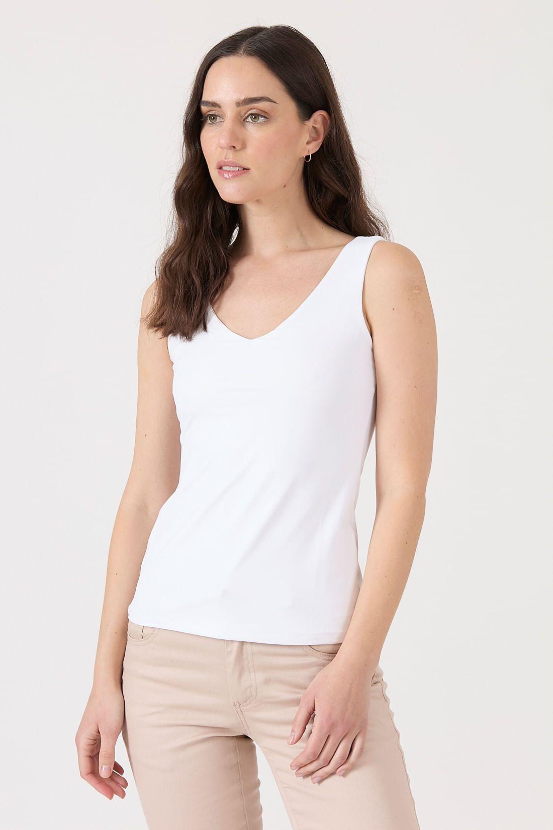 Polera poliamida blanca 1578-1