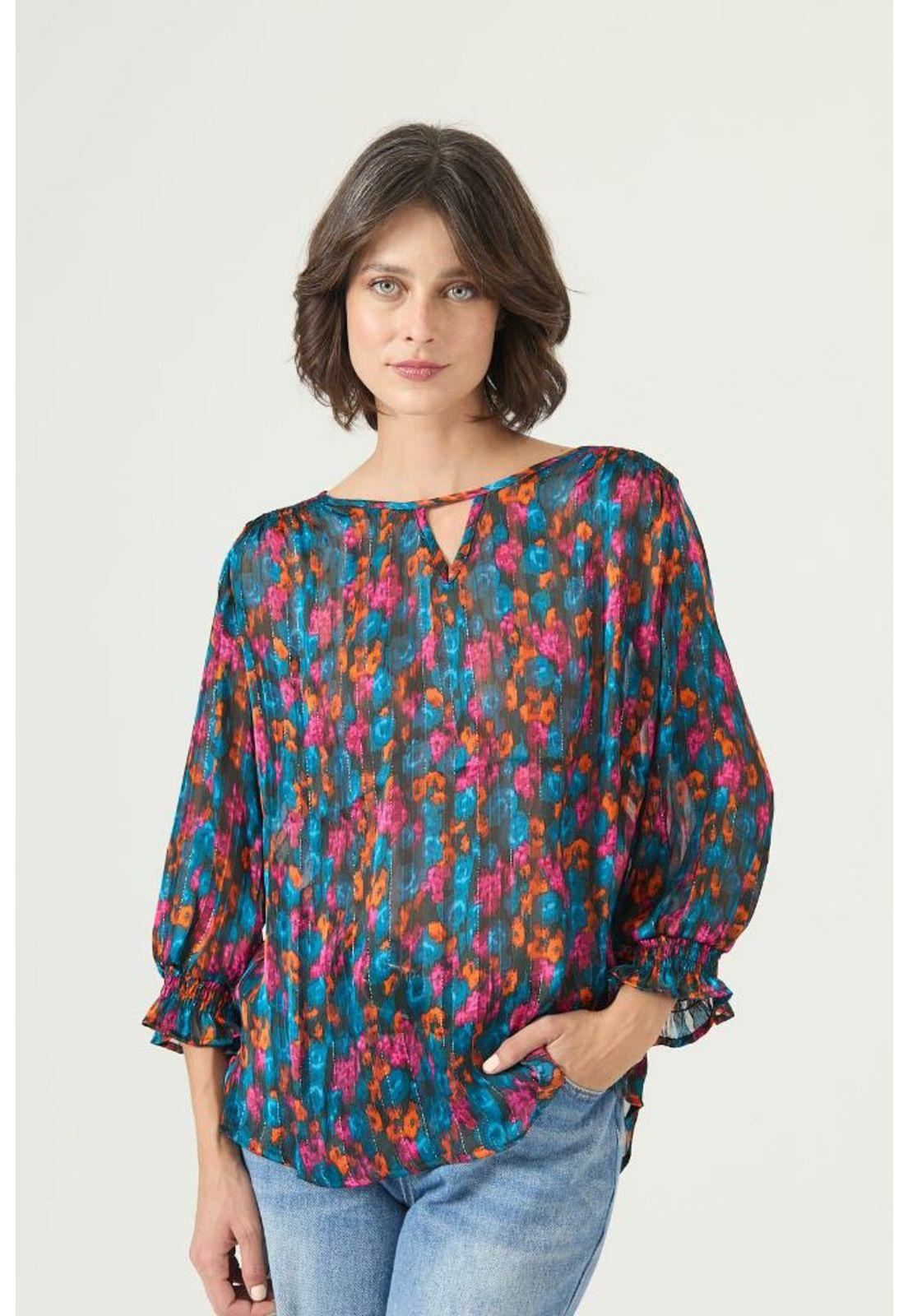 Blusa multicolor estampada PRIVILEGE 2637-2