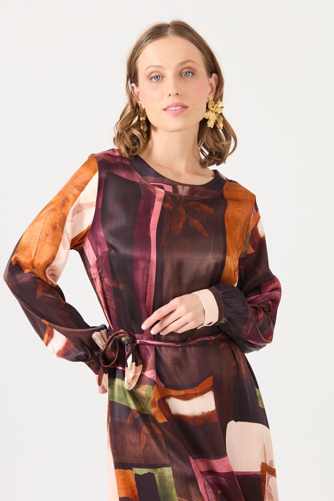 Vestido Estamplado Café Cod 4005926-0