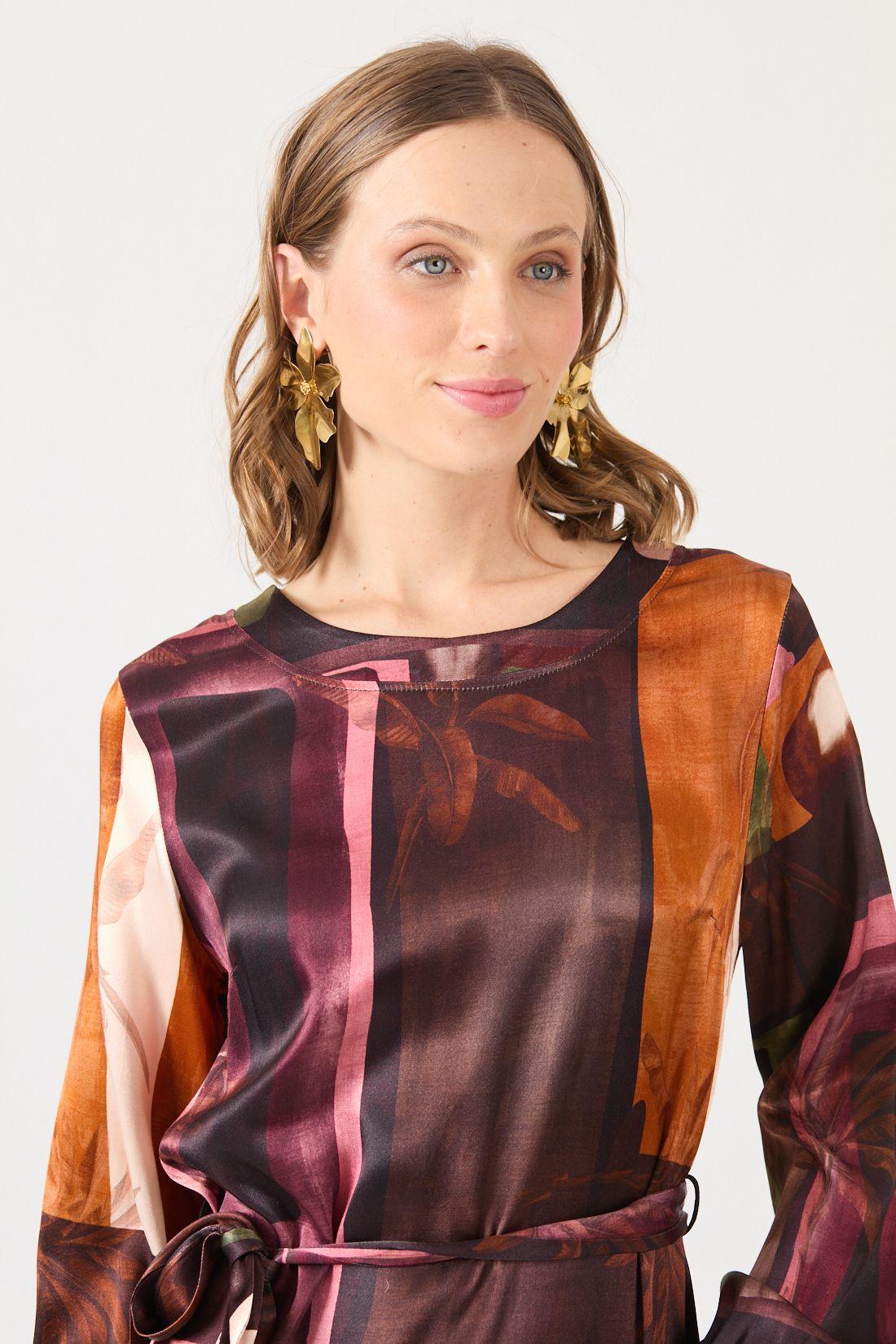 Vestido Estamplado Café Cod 4005926-4