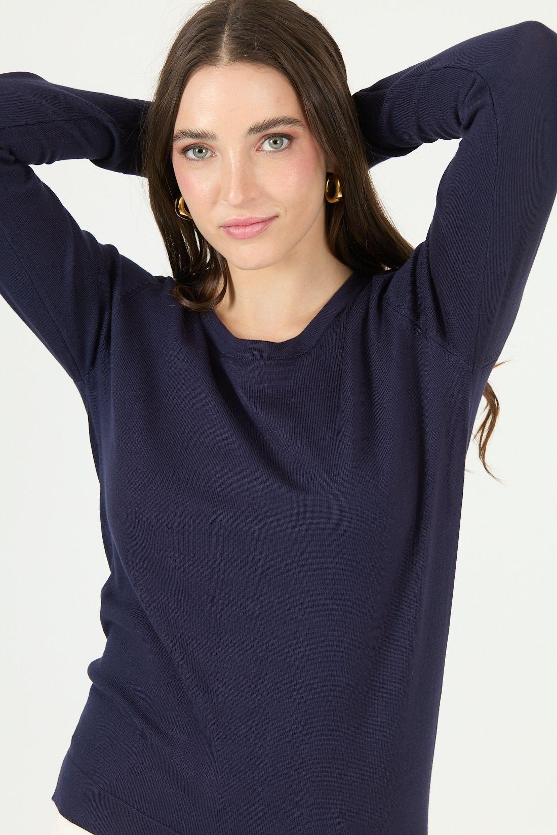 Sweater azul marino-0