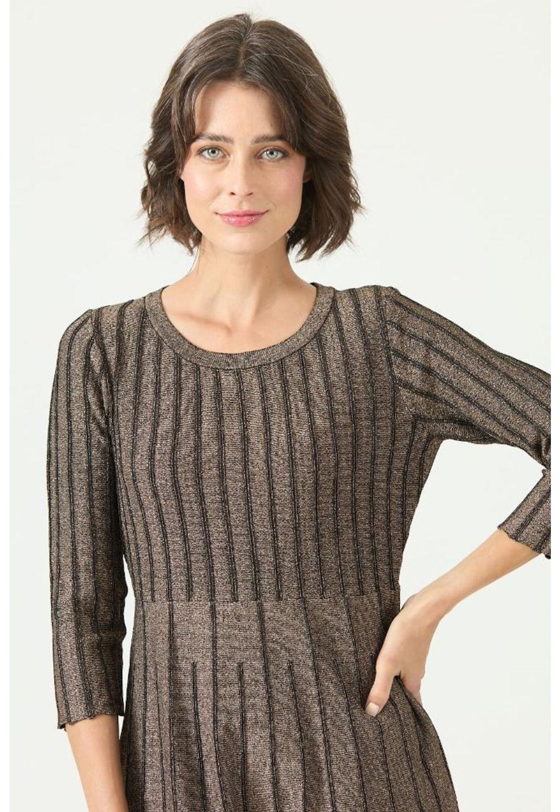Vestido bronce PRIVILEGE 2743-1