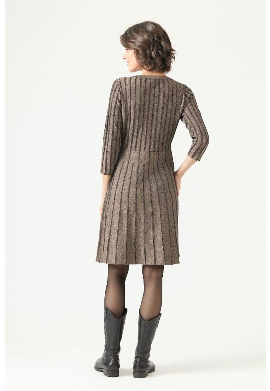 Vestido bronce PRIVILEGE 2743-3