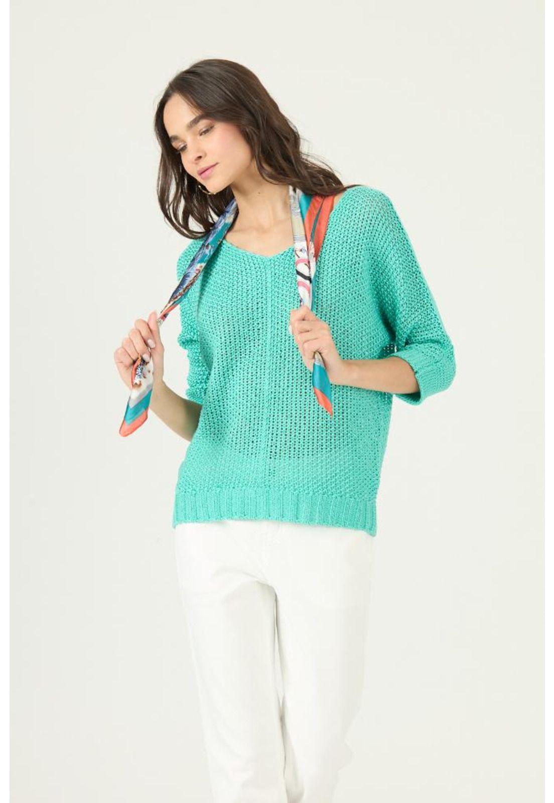 Sweater turquesa PRIVILEGE 2974-0