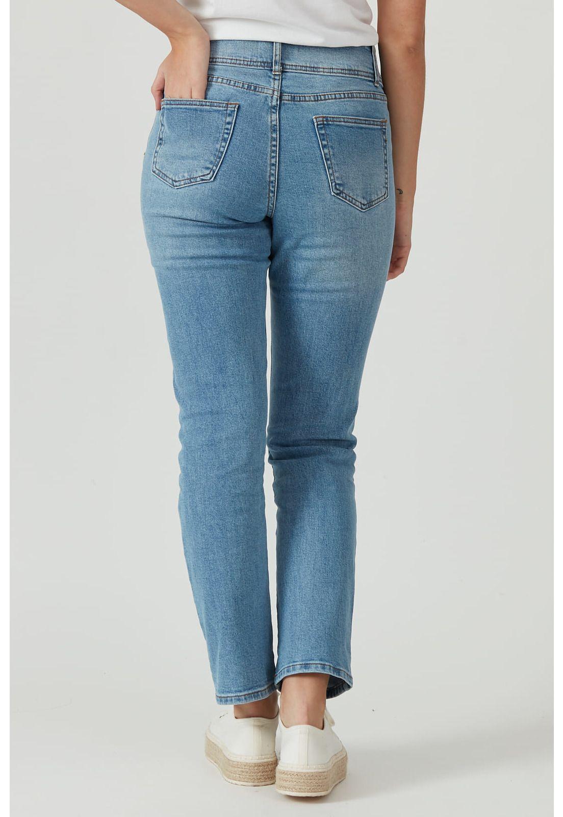 Jeans straight celeste-3