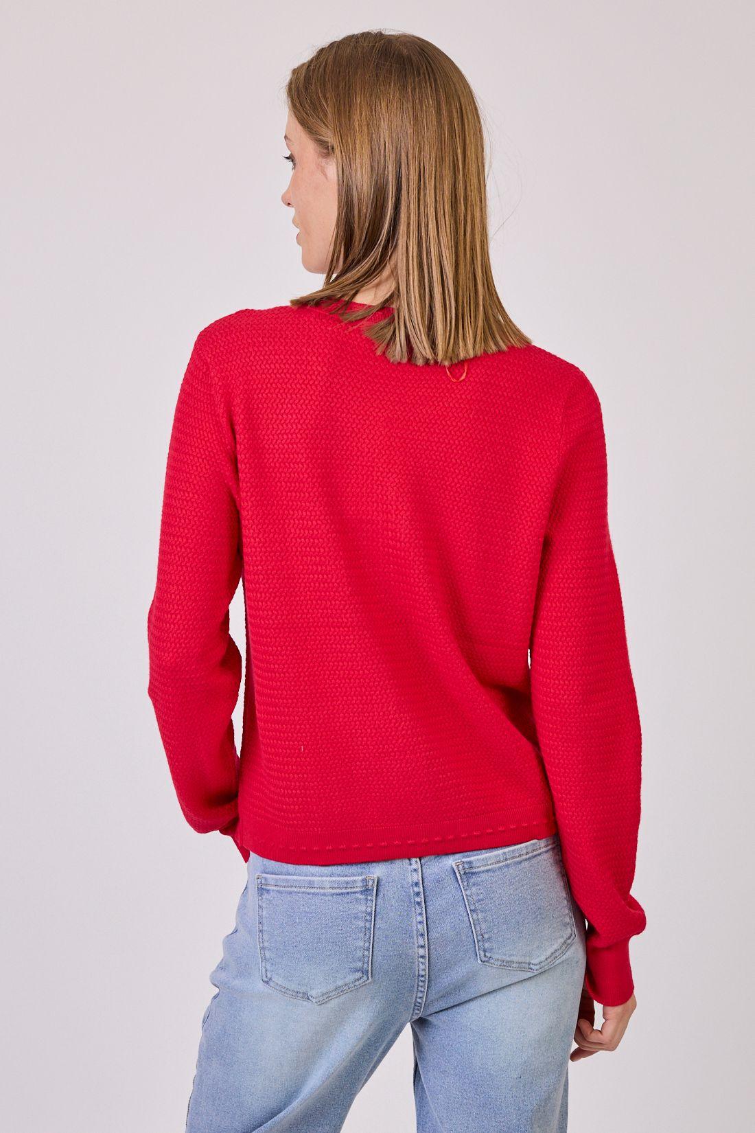 Cardigan Rojo Cod 5414546-3