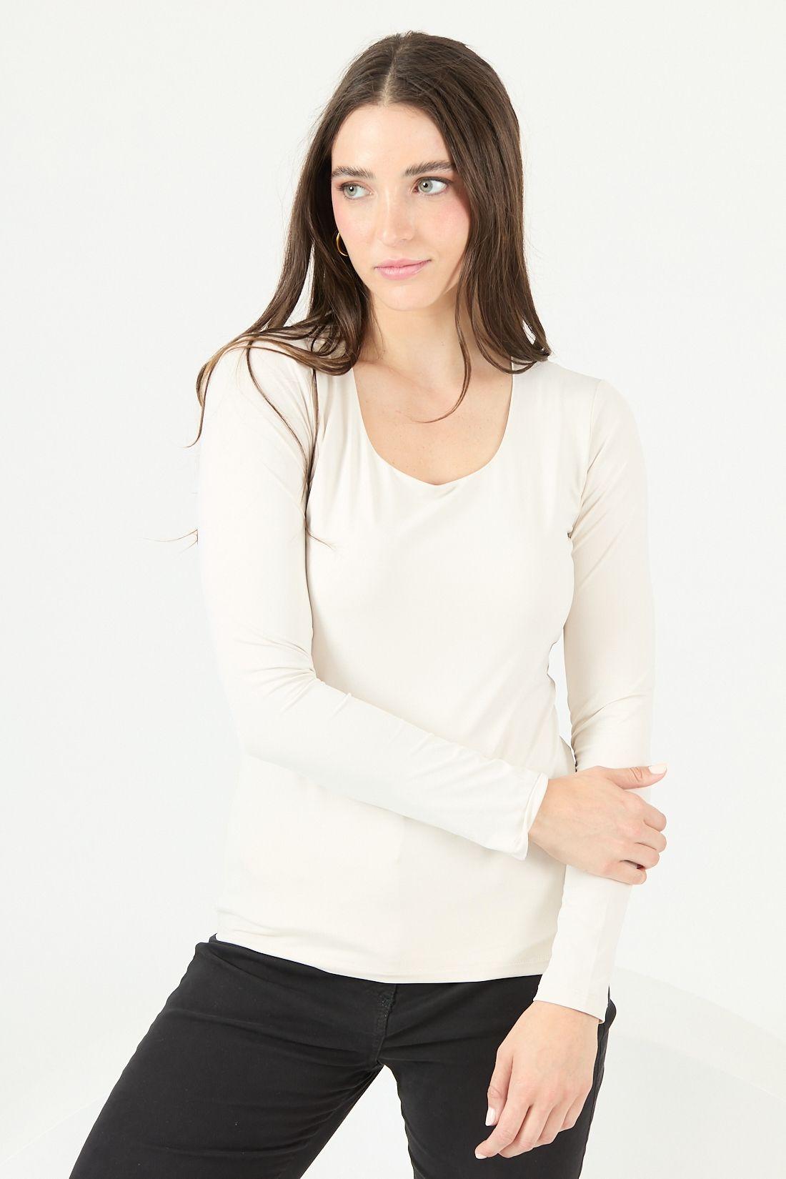 Polera beige 2308-1