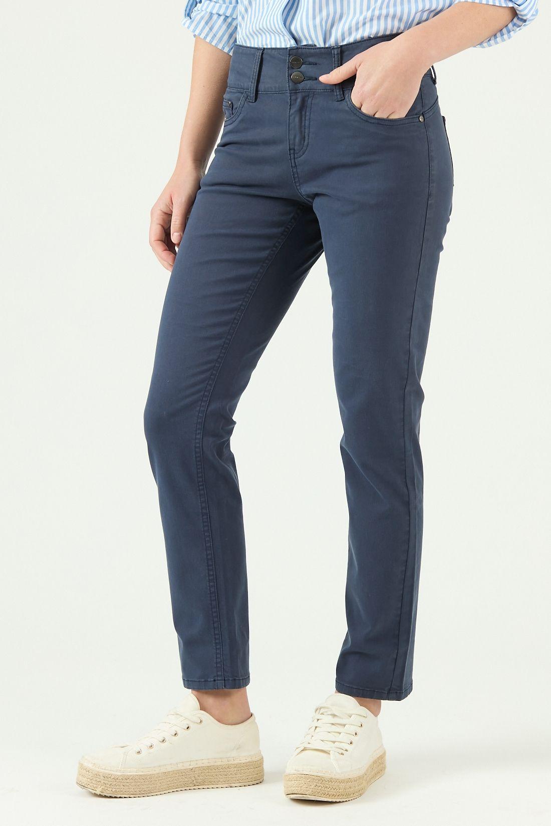 Pantalon skinny azul 347-1