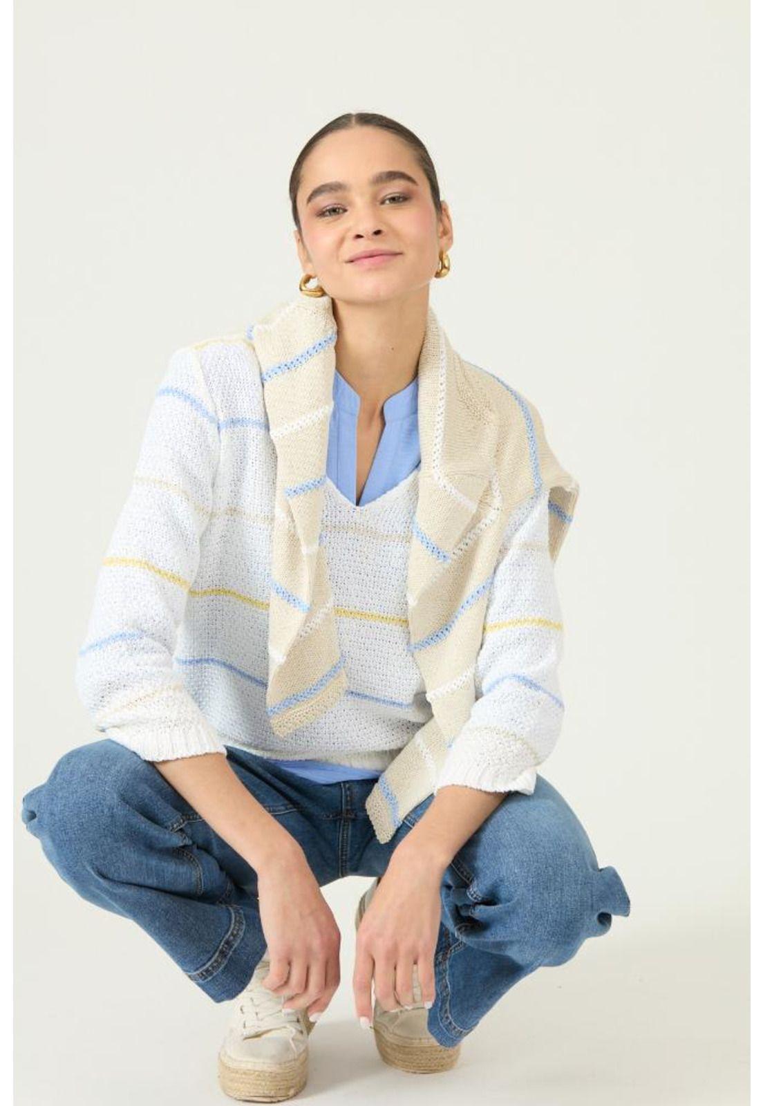 Sweater blanco PRIVILEGE 3121-0