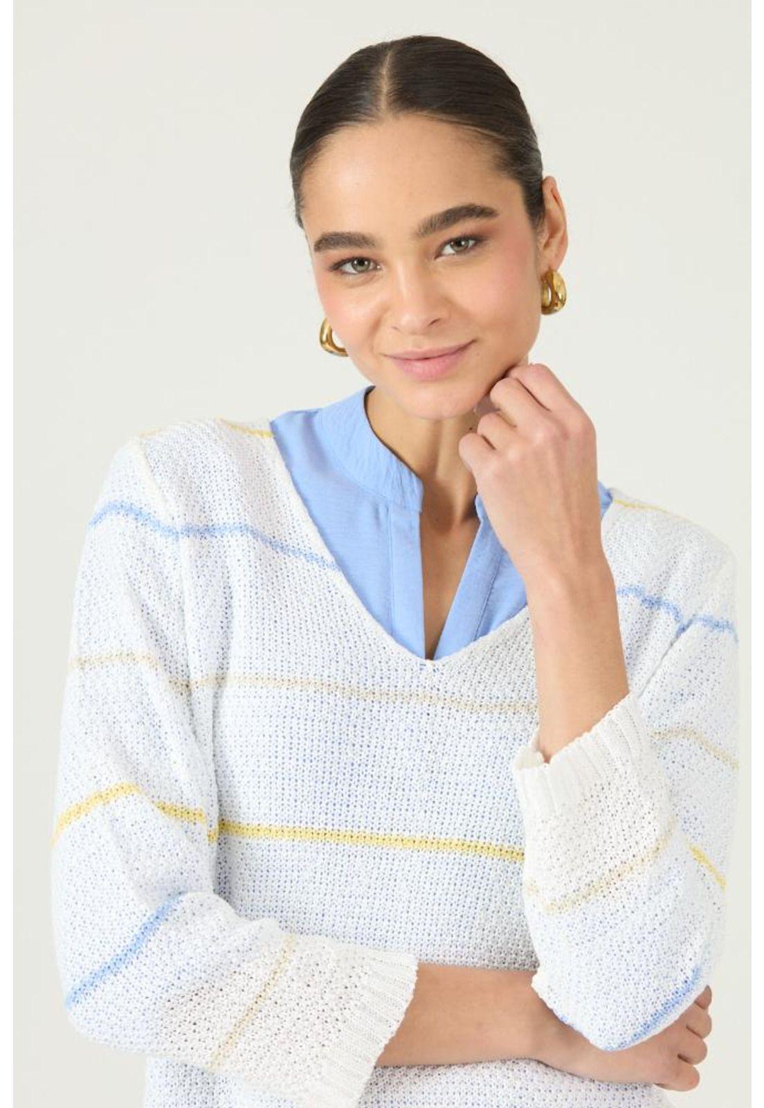 Sweater blanco PRIVILEGE 3121-1
