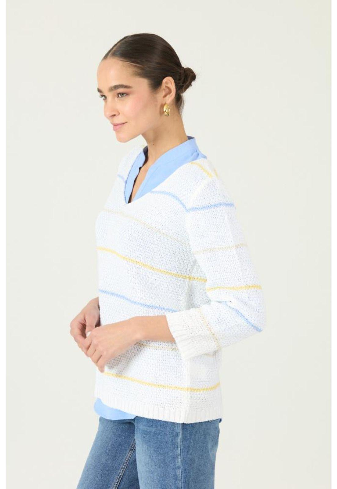 Sweater blanco PRIVILEGE 3121-3