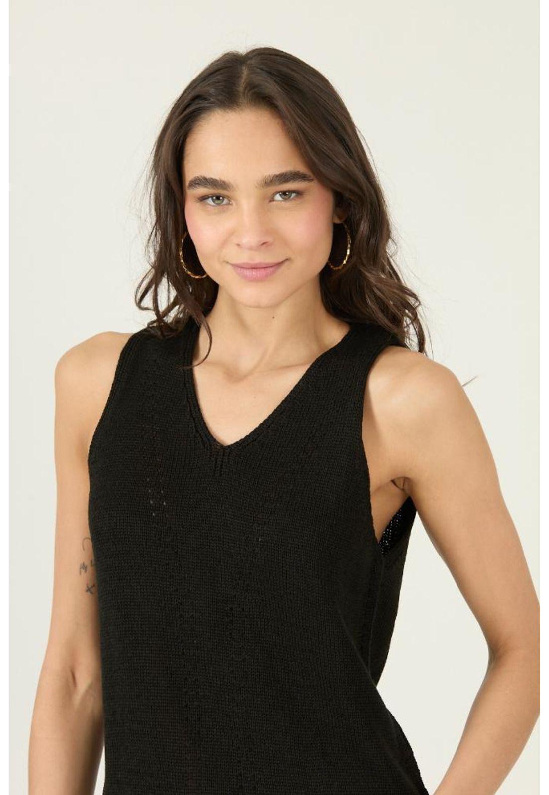 Polera negra PRIVILEGE 3030-1