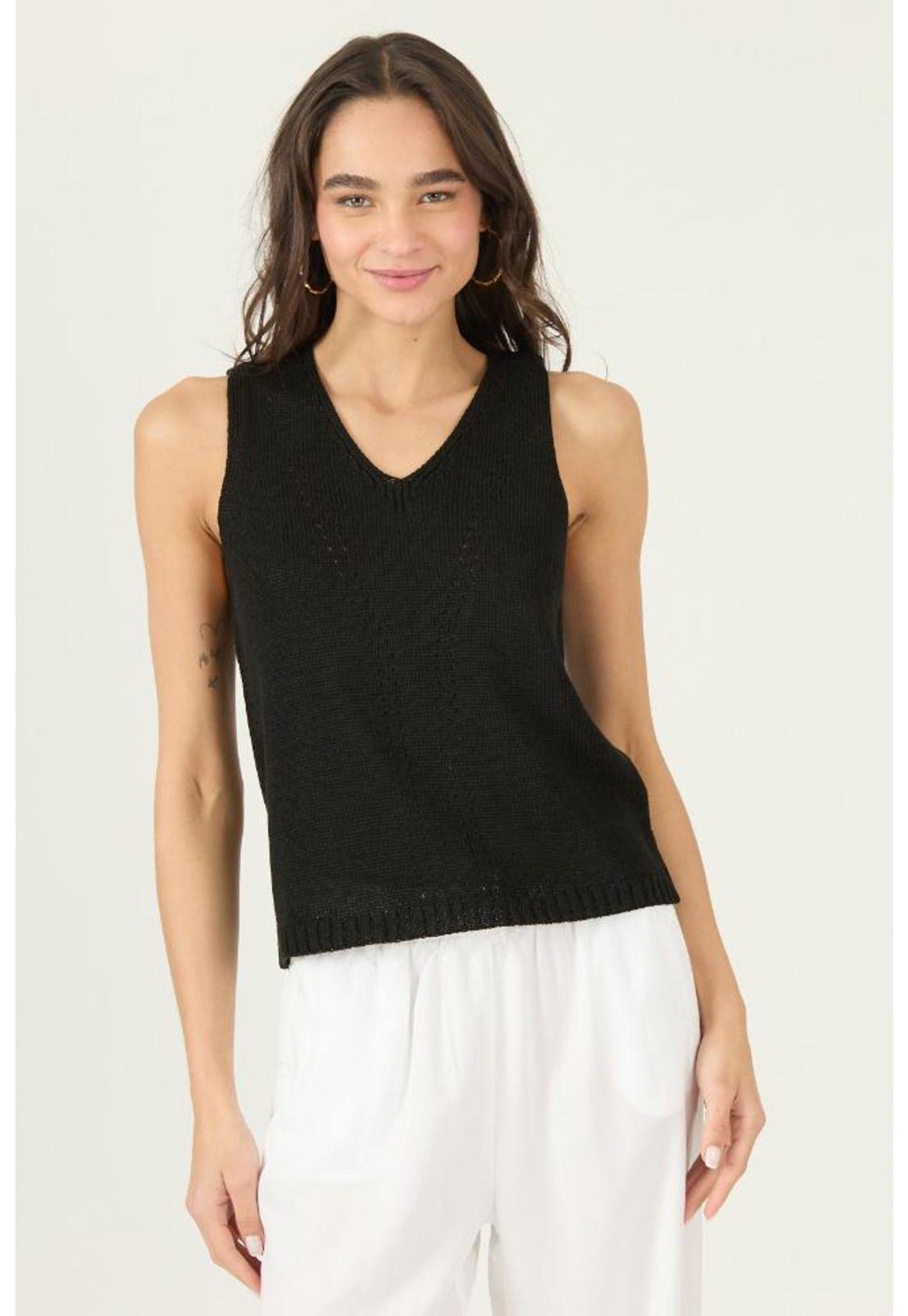 Polera negra PRIVILEGE 3030-2