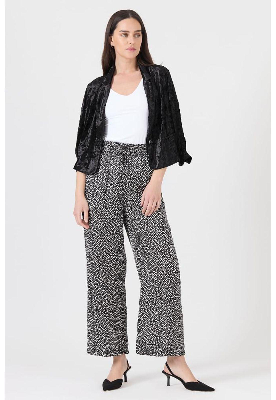 Pantalon jogger negro PRIVILEGE 1095-0