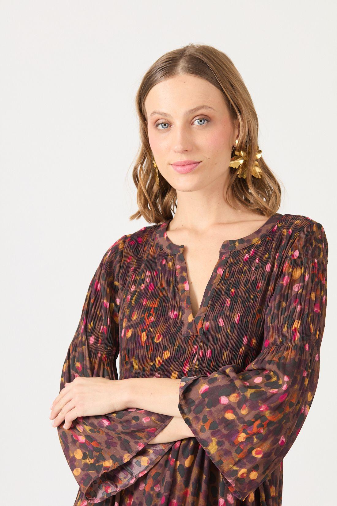 Vestido Estamplado Café Cod 4005906-1