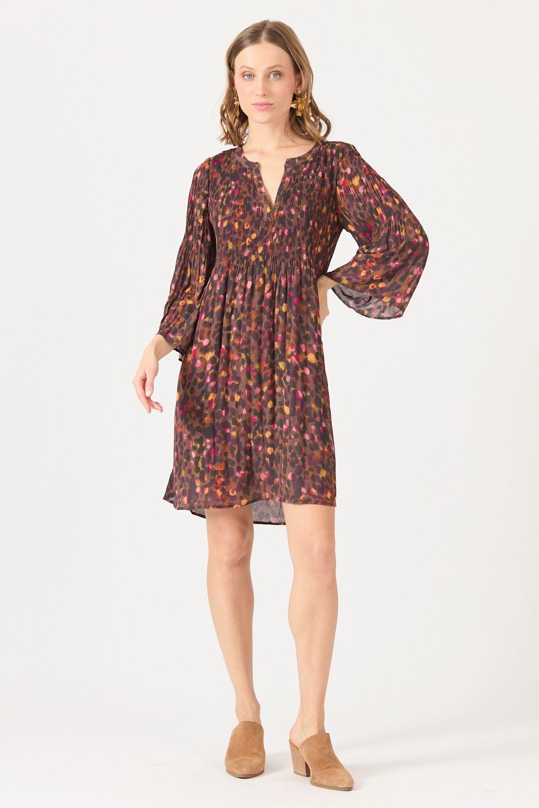 Vestido Estamplado Café Cod 4005906-2