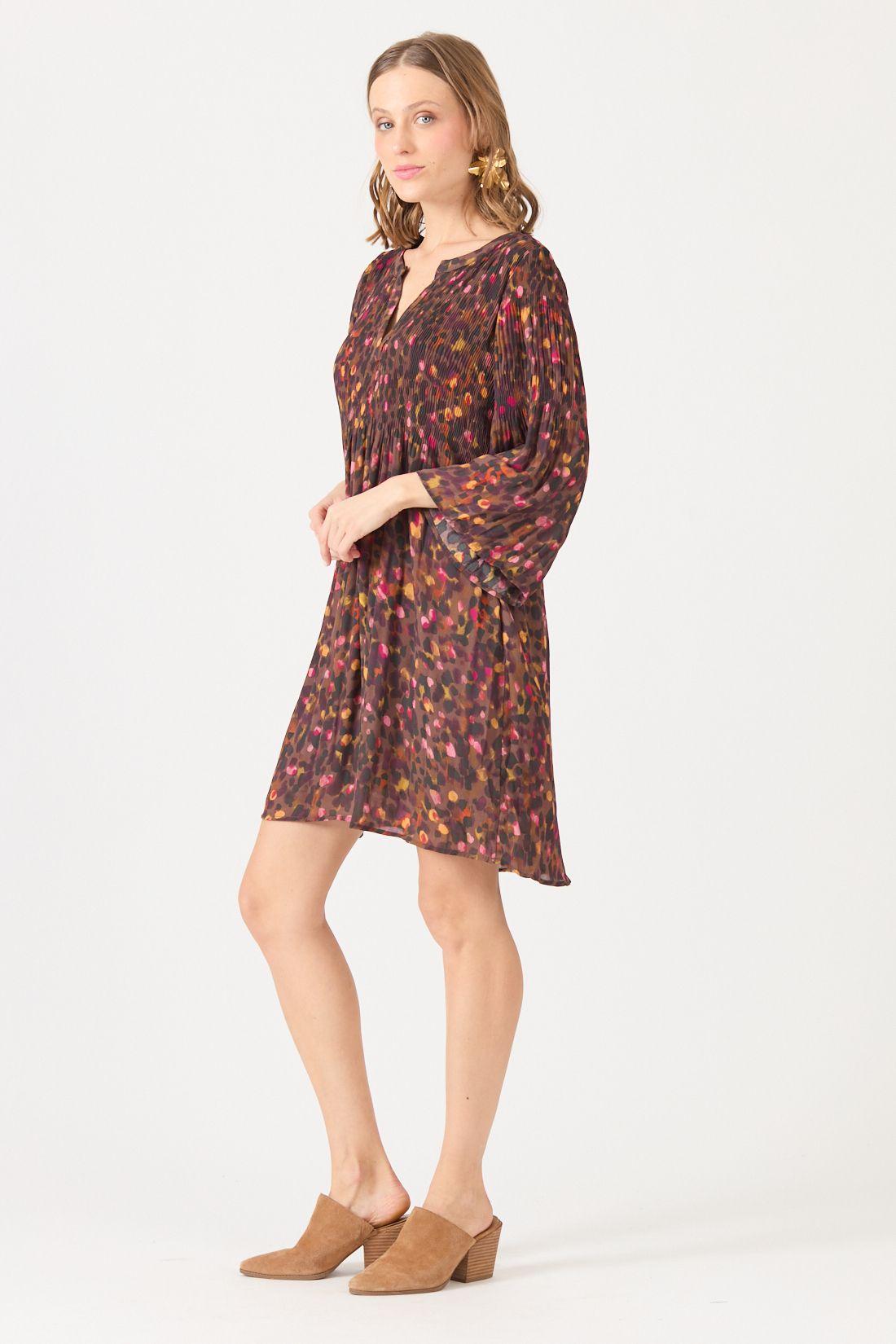 Vestido Estamplado Café Cod 4005906-3